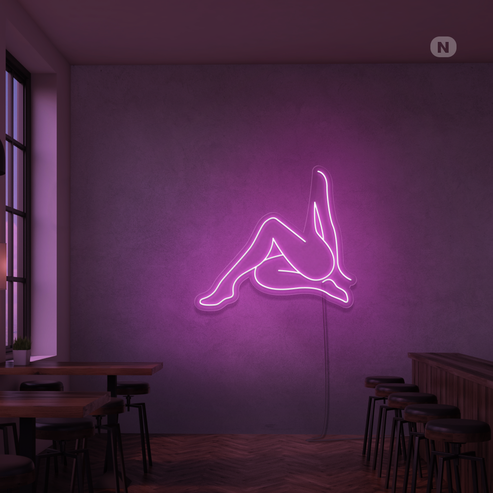Cartel neon Sexy Girl