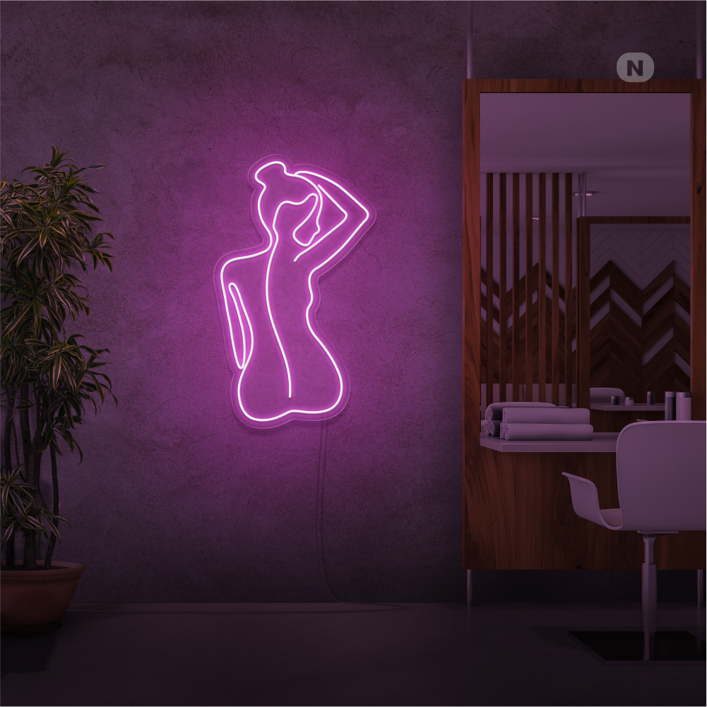 Cartel neon Cuerpo