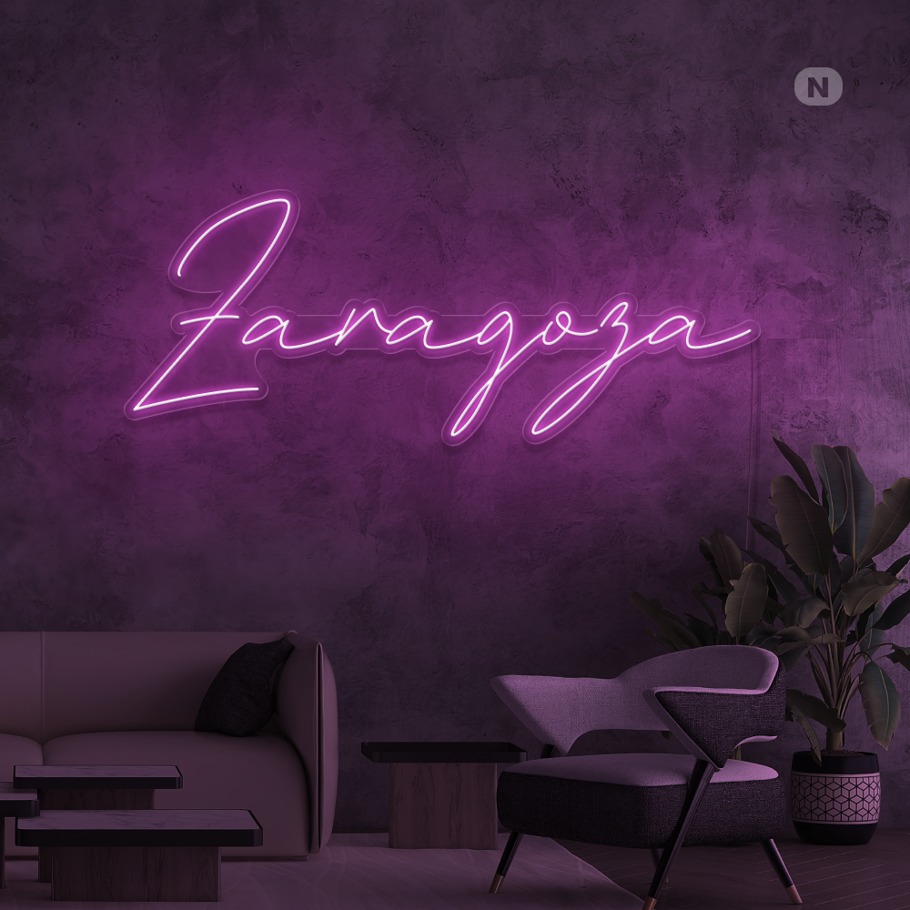 Cartel Neon Faragoza