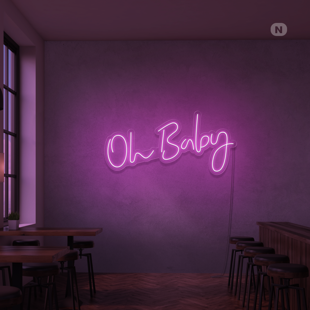 Cartel neon Oh Baby