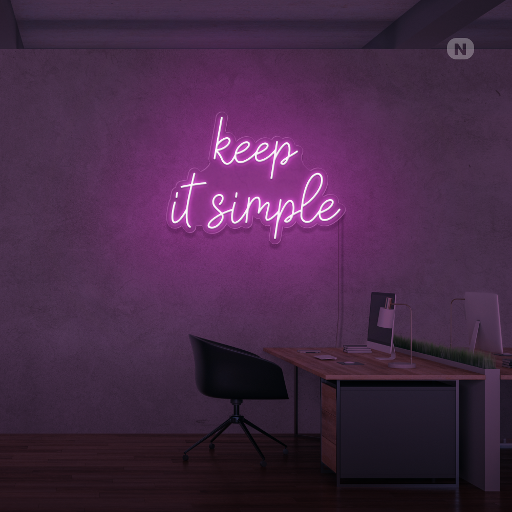 Cartel neon keep it simple