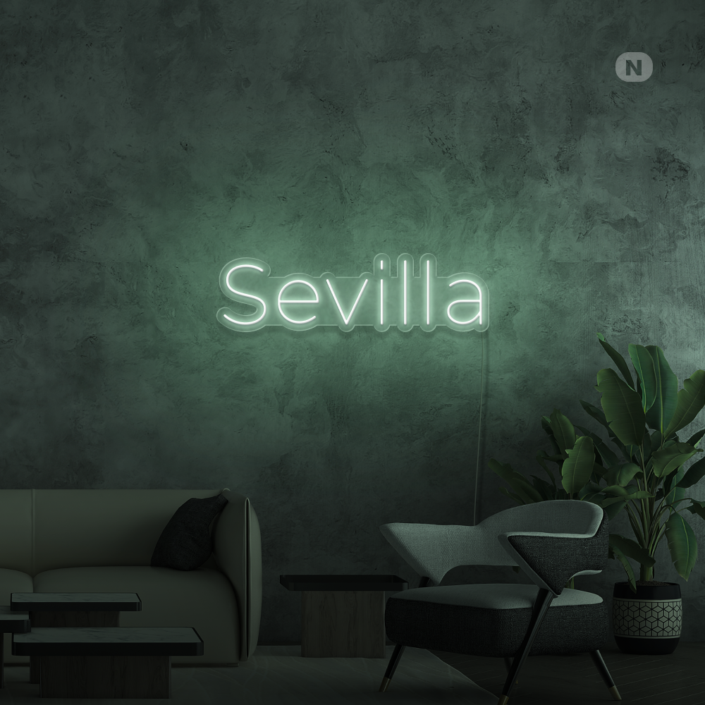 Cartel Neon Sevilla