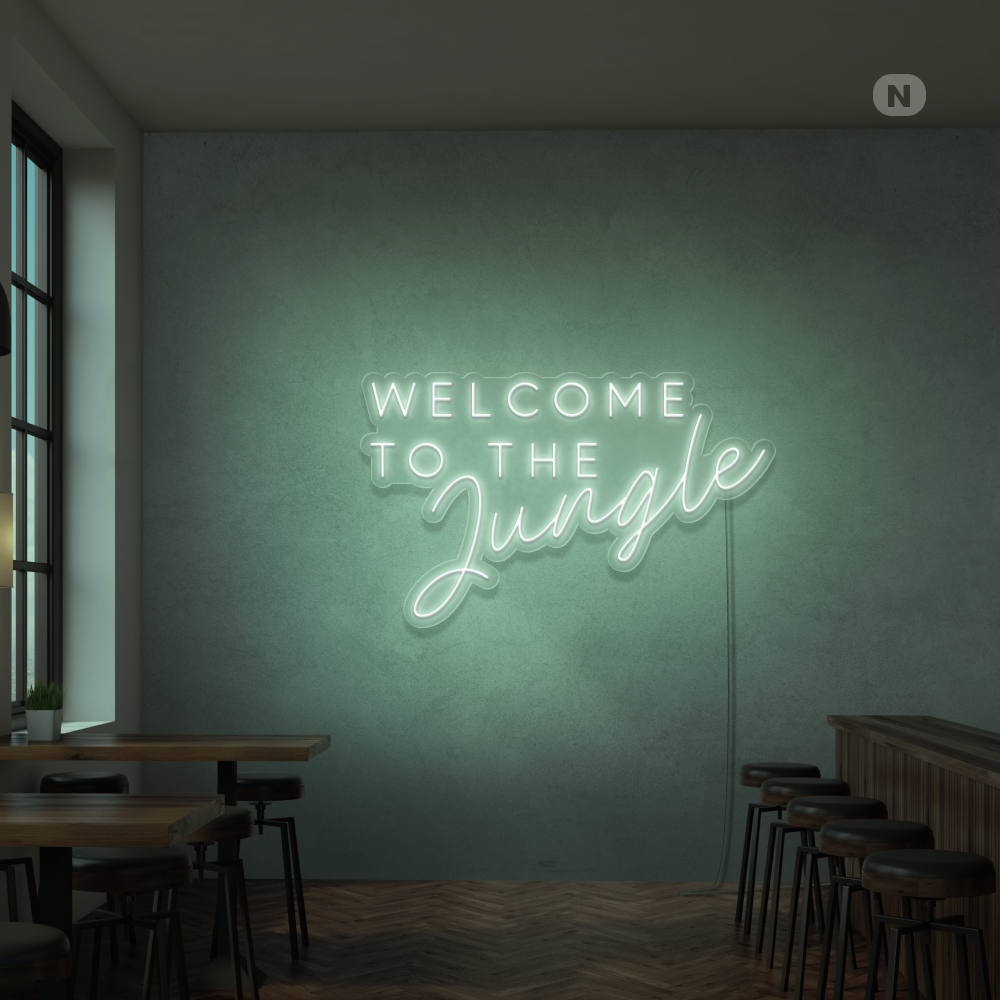Cartel neon Welcome to the Jungle