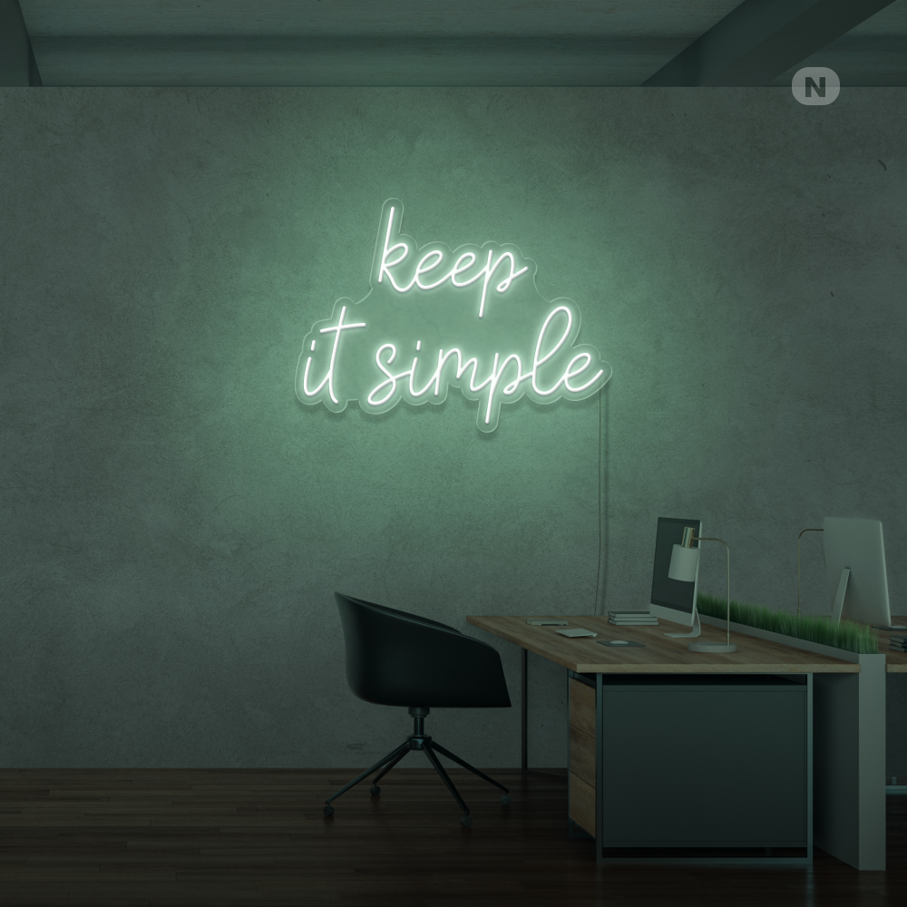 Cartel neon keep it simple
