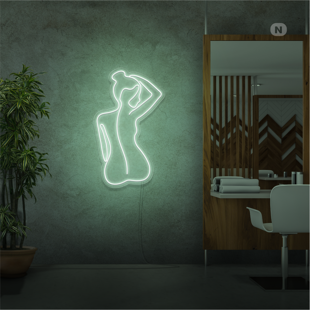 Cartel neon Cuerpo