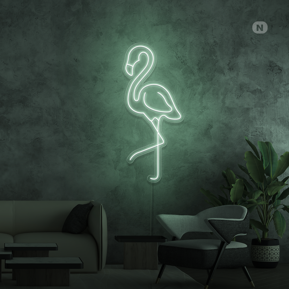 Cartel neon Flamingo