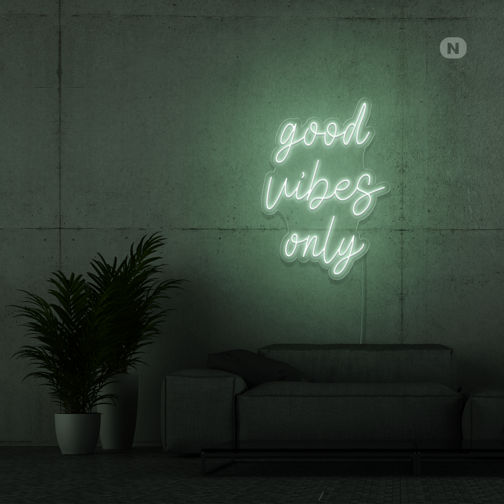 Cartel neon Good Vibes Only
