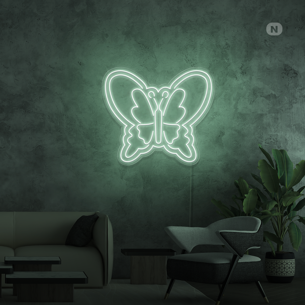 Cartel neon Mariposa