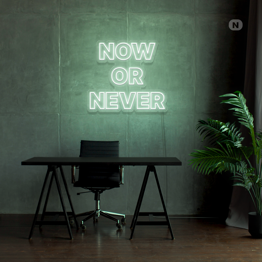 Cartel neon Now Or Never