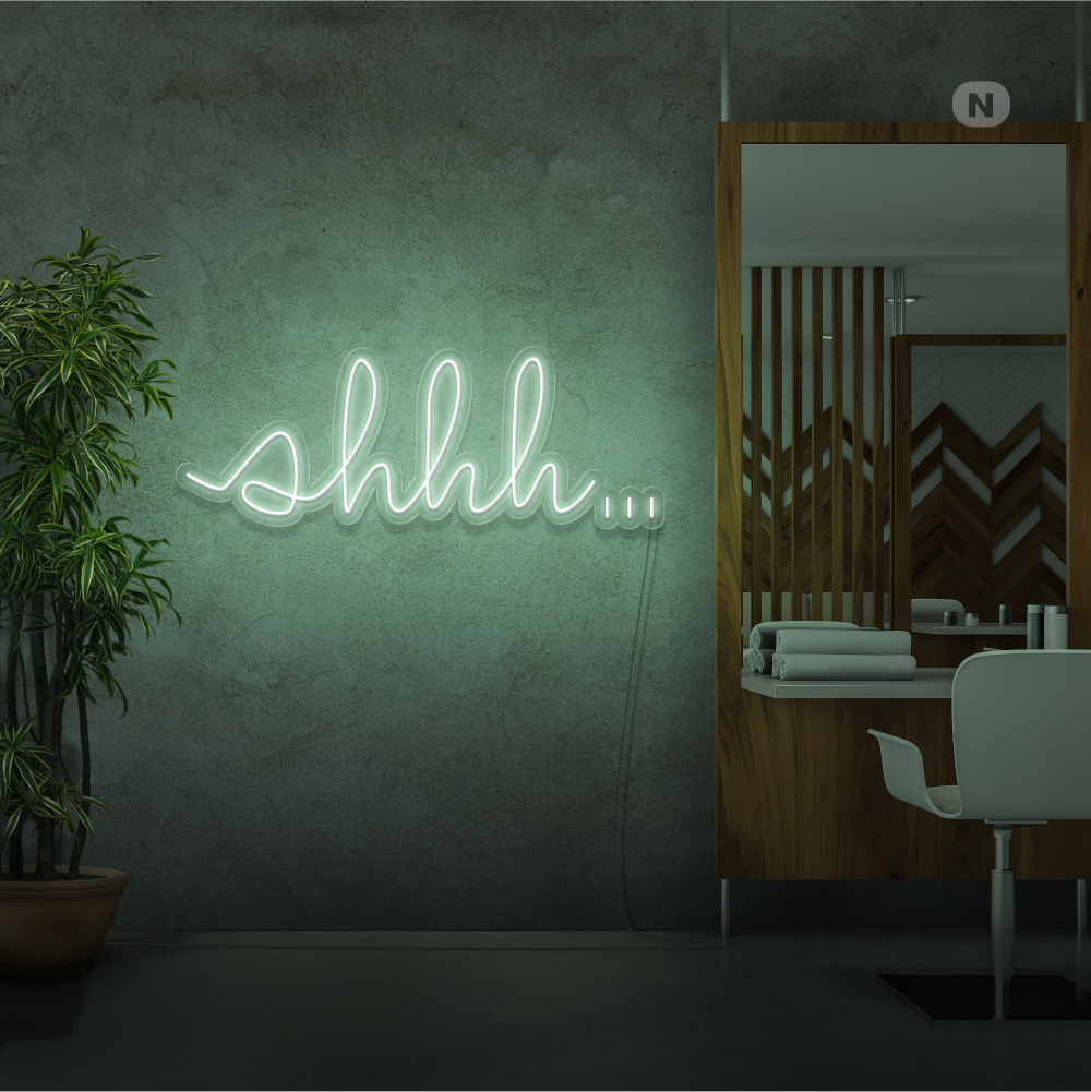 Cartel neon Shhh