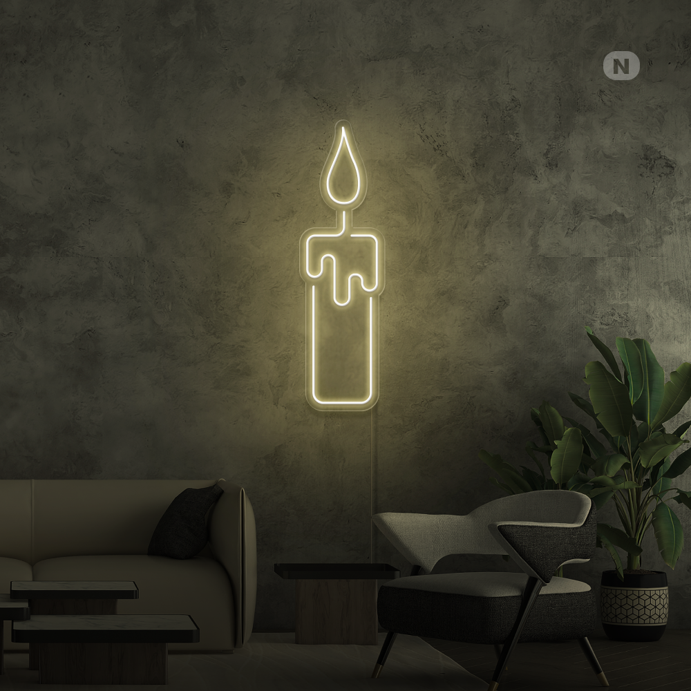 Cartel neon Vela