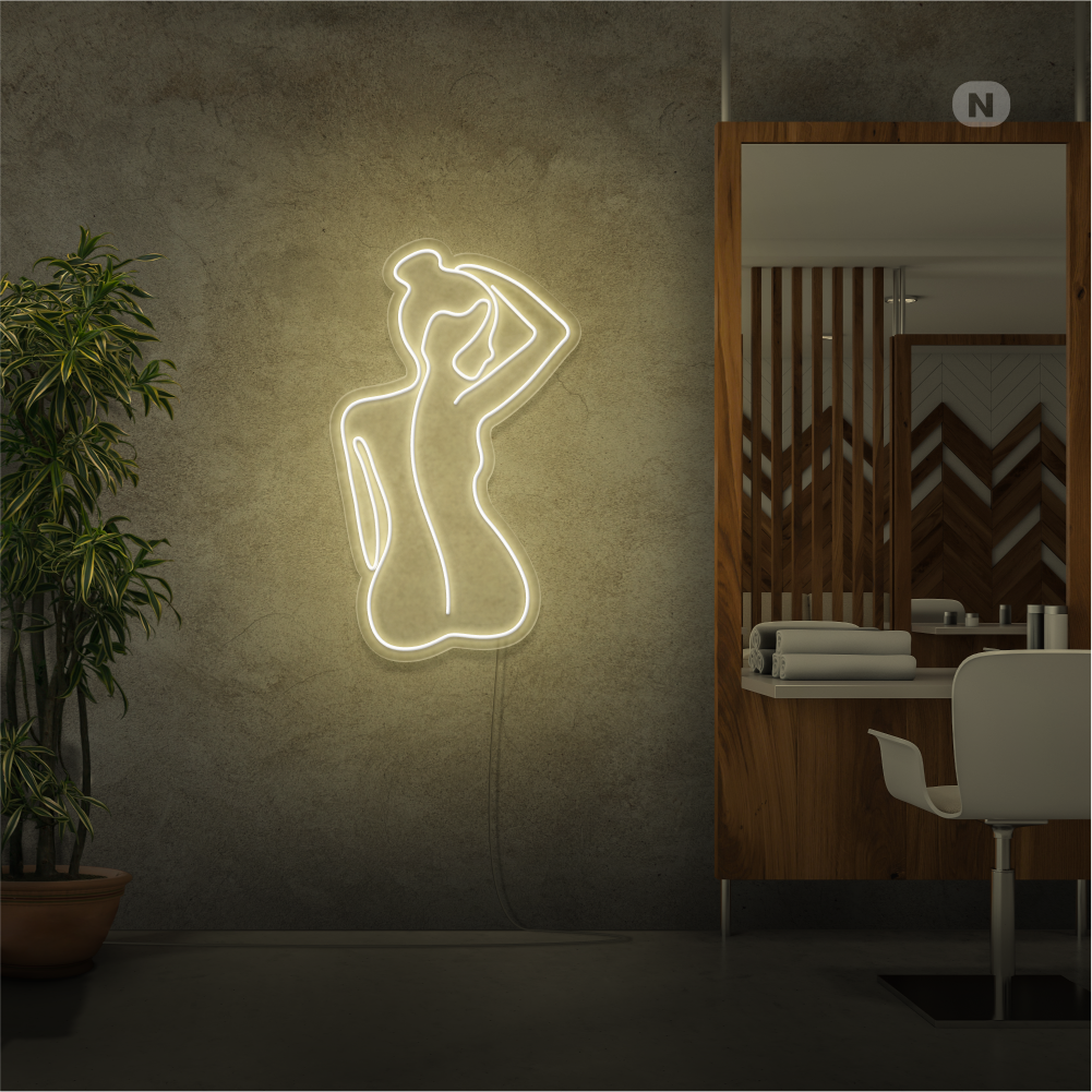 Cartel neon Cuerpo