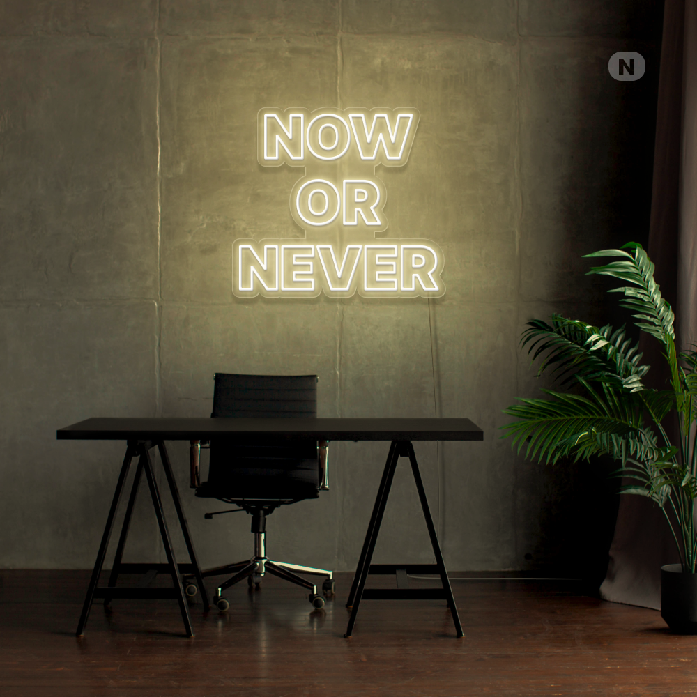 Cartel neon Now Or Never