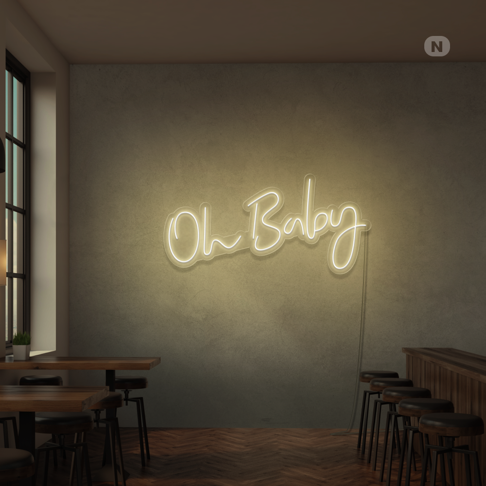 Cartel neon Oh Baby
