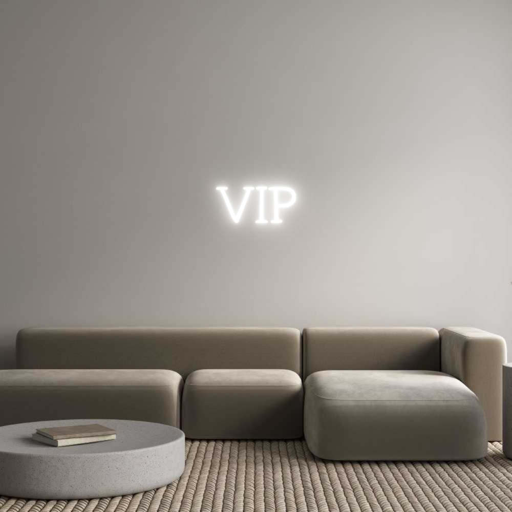 Neon personalizado: VIP