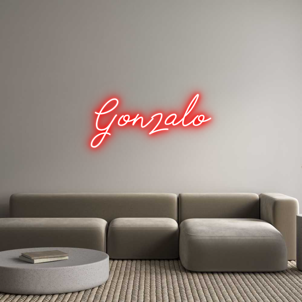 Neon personalizado: Gonzalo