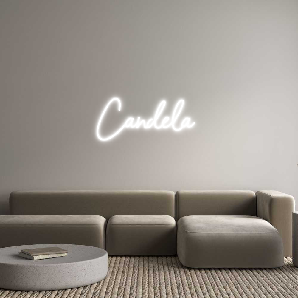 Neon personalizado: Candela