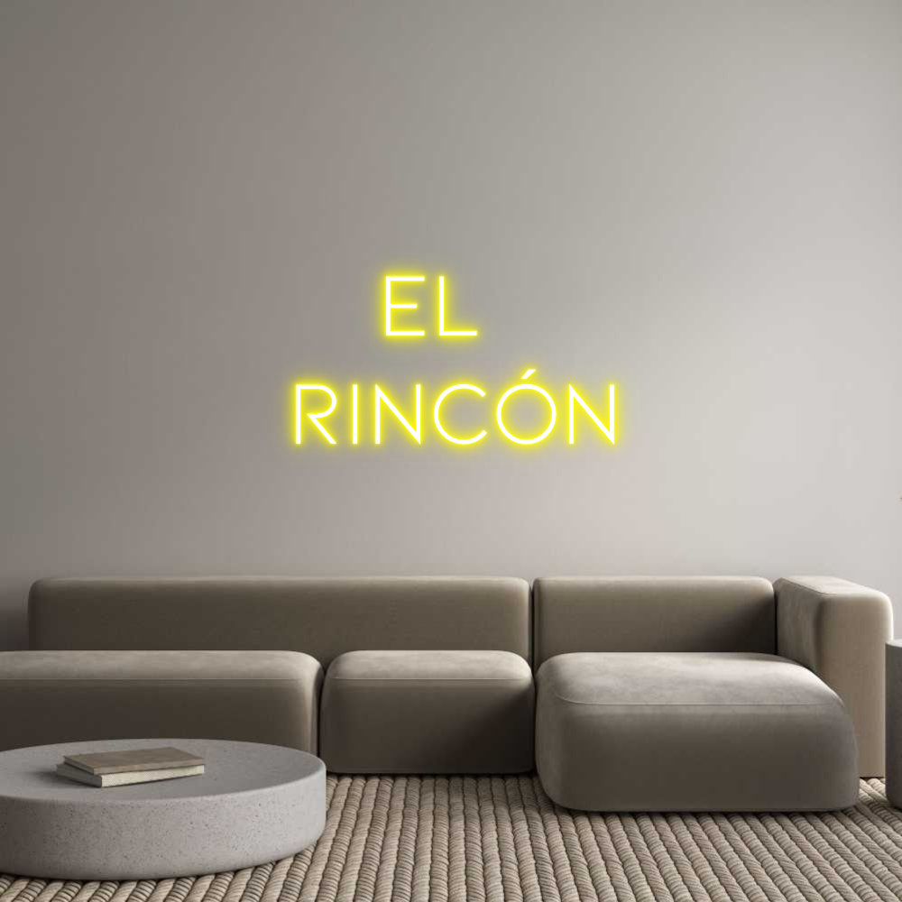 Neon personalizado: EL
RINC...