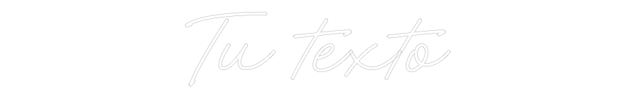 Neon personalizado: Tu texto