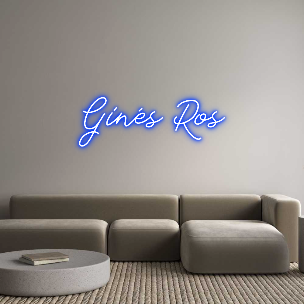Neon personalizado: Ginés Ros