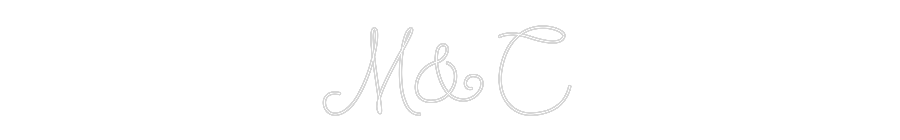 Neon personalizado: M&C