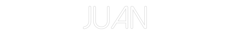 Neon personalizado: Juan