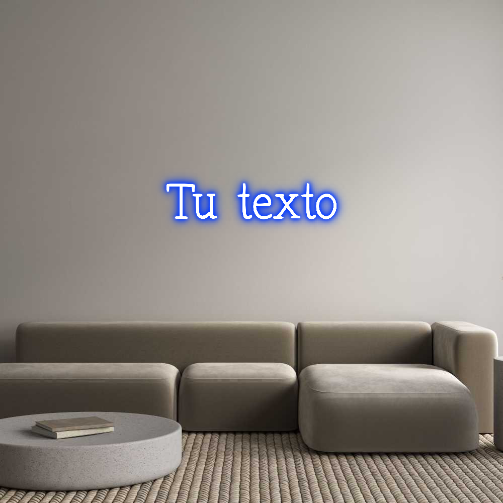 Neon personalizado: Tu texto