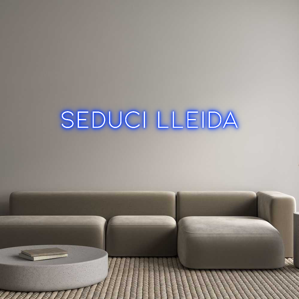 Neon personalizado: SEDUCI Lleida