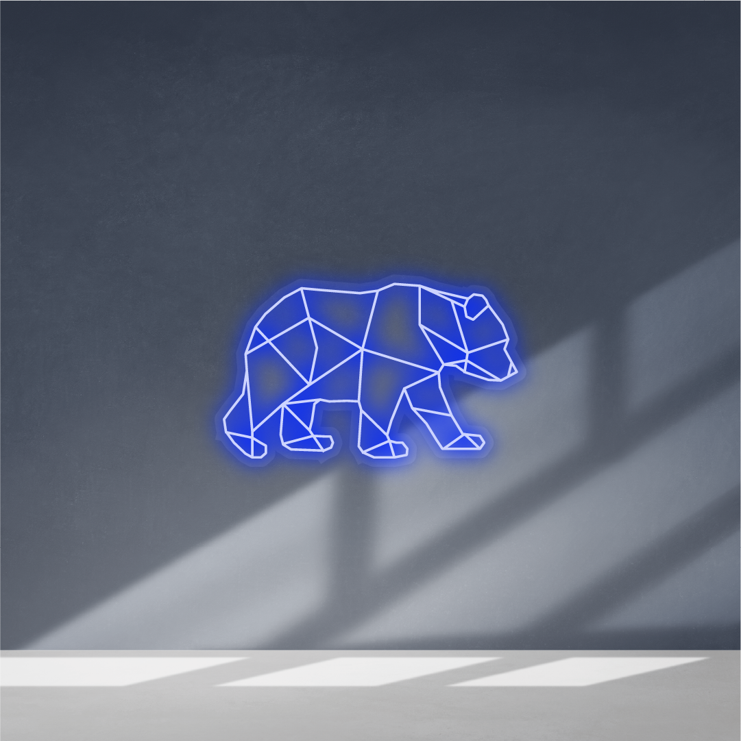 Cartel neon Oso