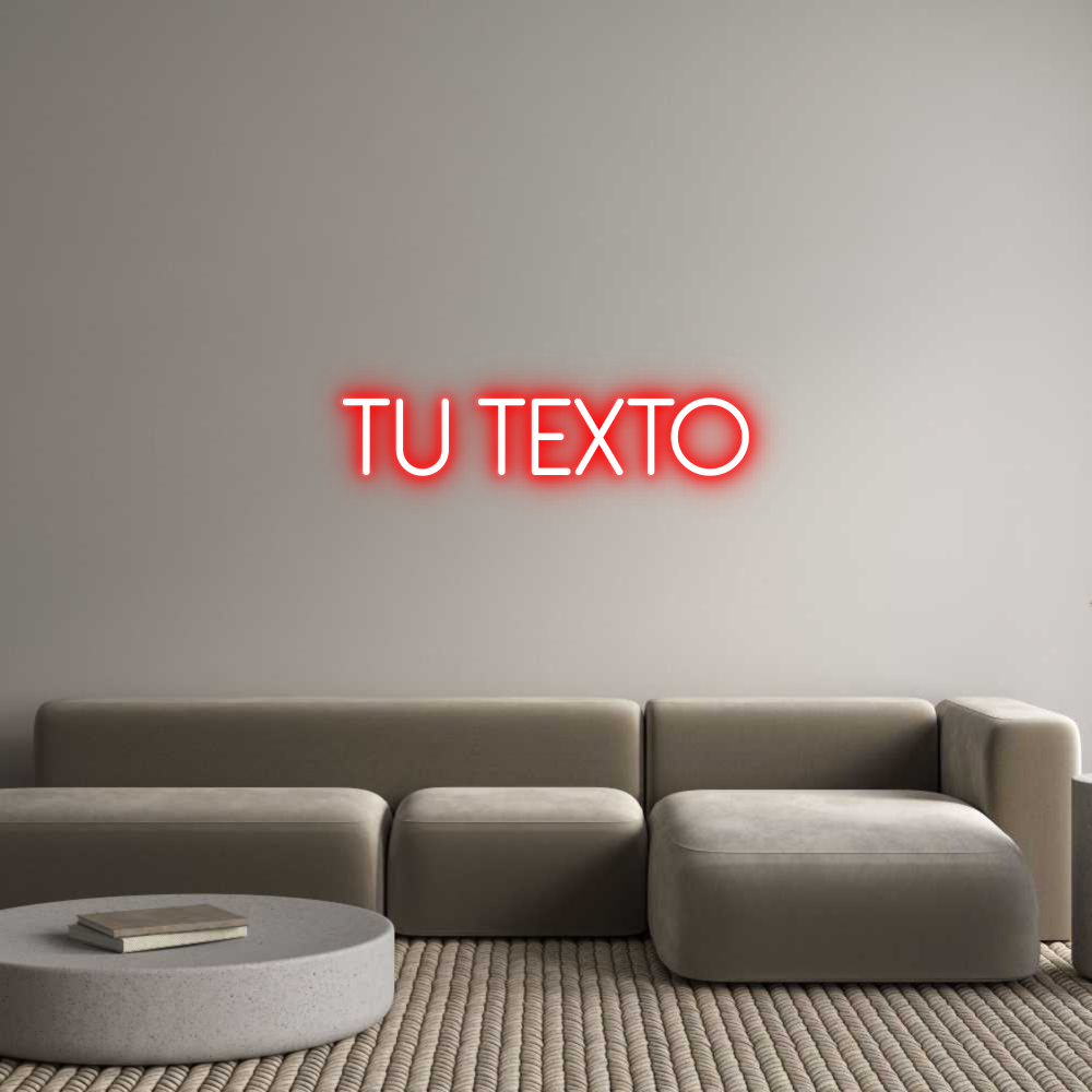 Neon personalizado: Tu texto