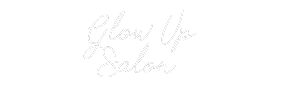 Neon personalizado: Glow Up
Salon