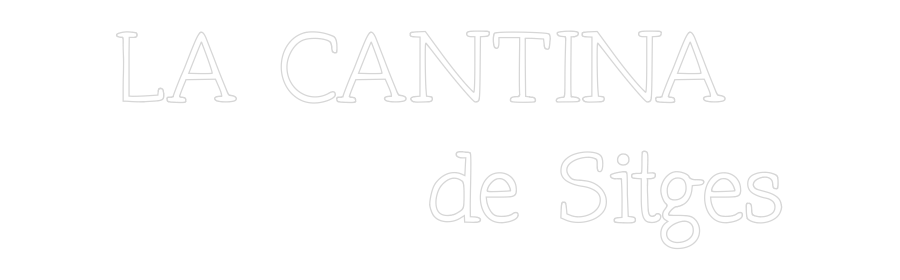 Neon personalizado: LA CANTINA
...