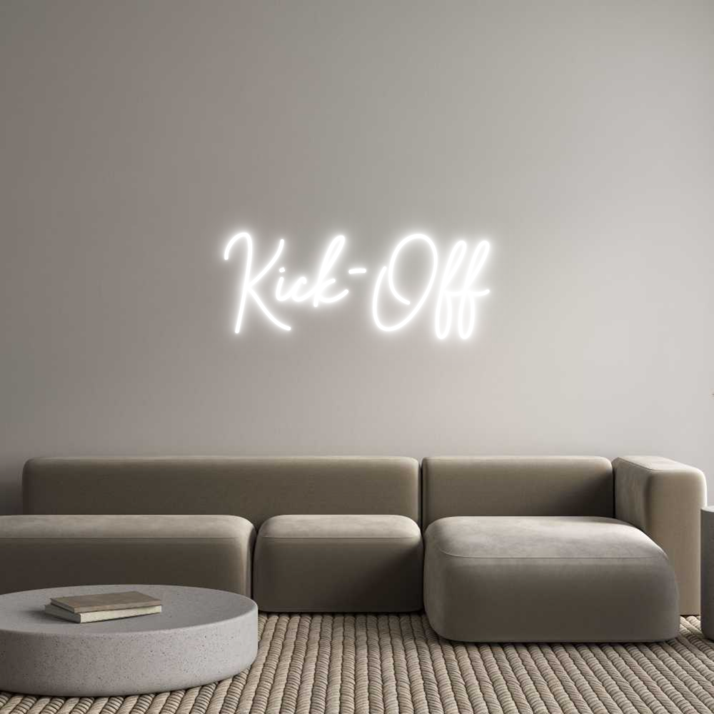 Neon personalizado: Kick-Off