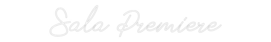 Neon personalizado: Sala Premiere