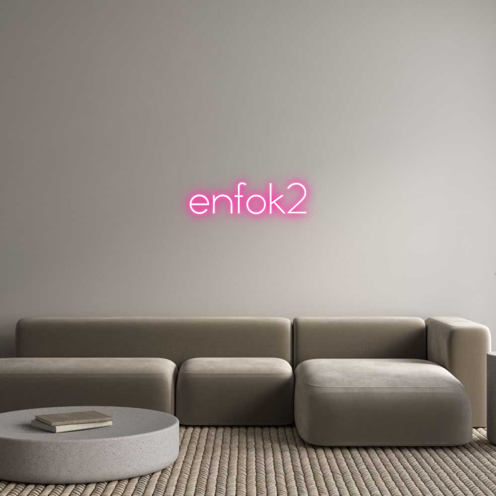 Neon personalizado: enfok2