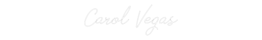 Neon personalizado: Carol Vegas