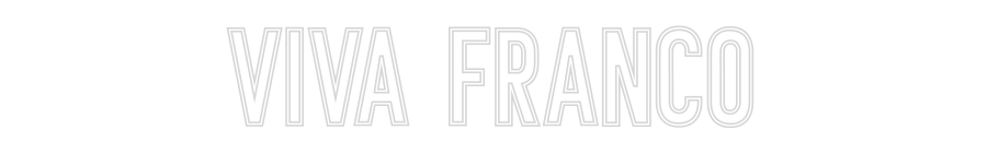 Neon personalizado: Viva Franco