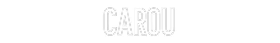Neon personalizado: Carou