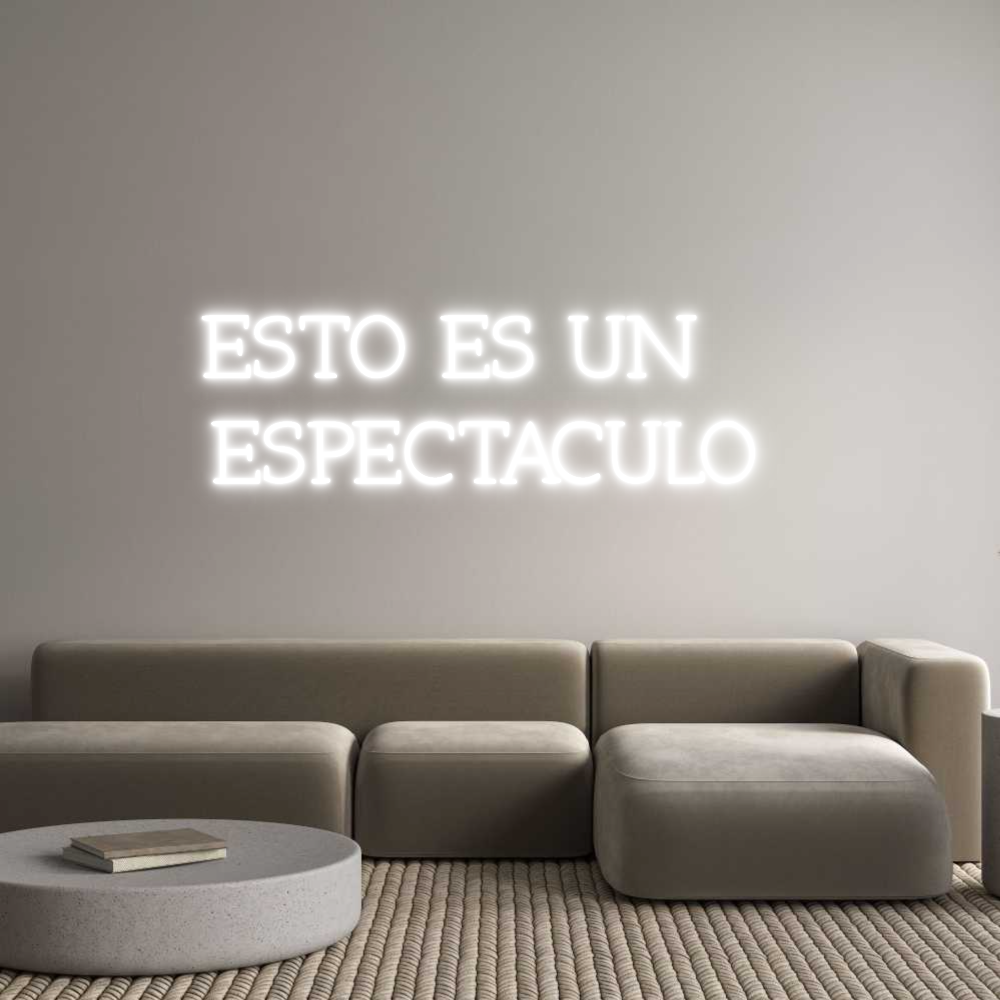 Neon personalizado: ESTO ES UN ...