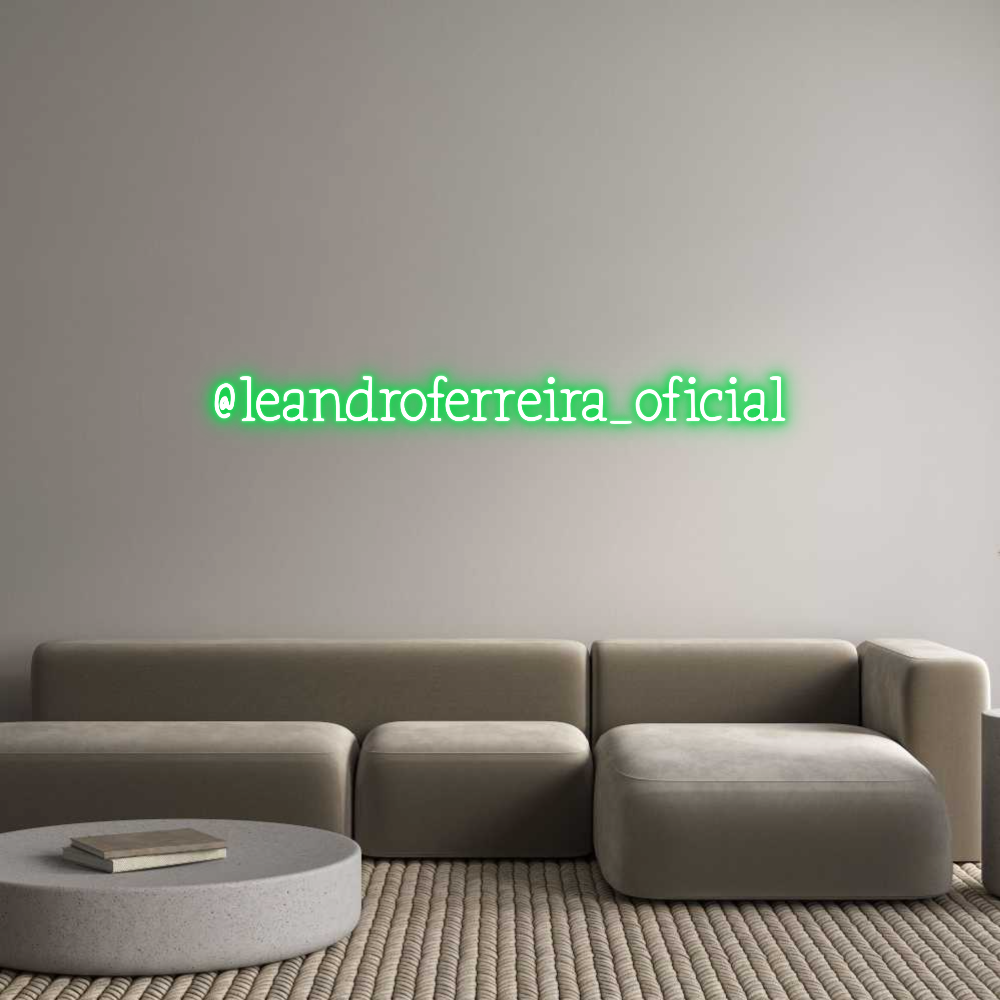 Neon personalizado: @leandroferre...