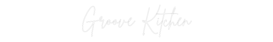 Neon personalizado: Groove Kitchen