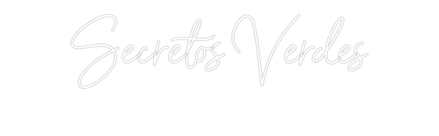 Neon personalizado: Secretos Verd...