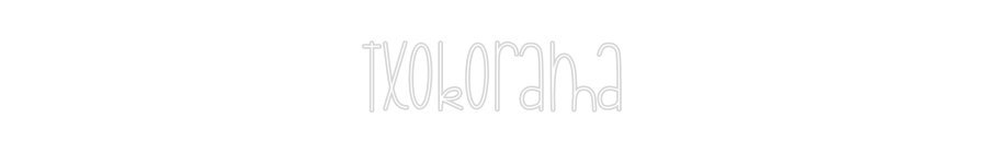 Neon personalizado: Txokorama