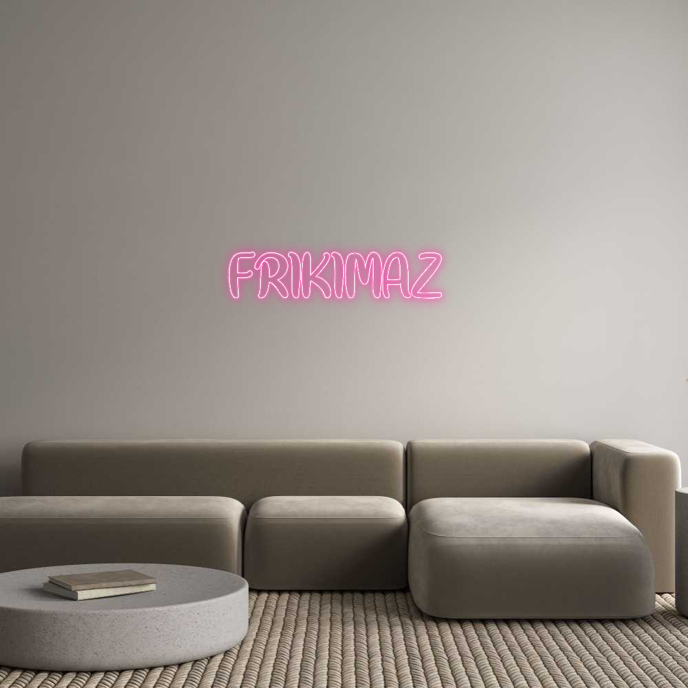Neon personalizado: FRIKIMAZ