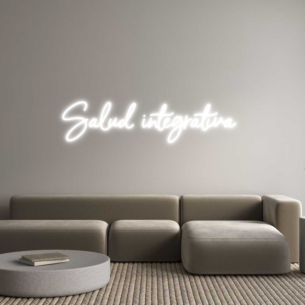 Neon personalizado: Salud integra...