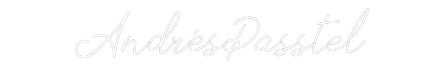 Neon personalizado: AndrésPasstel