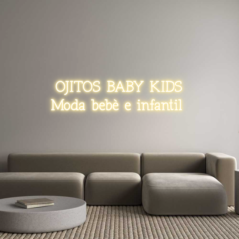 Neon personalizado: OJITOS BABY K...
