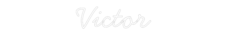 Neon personalizado: Victor