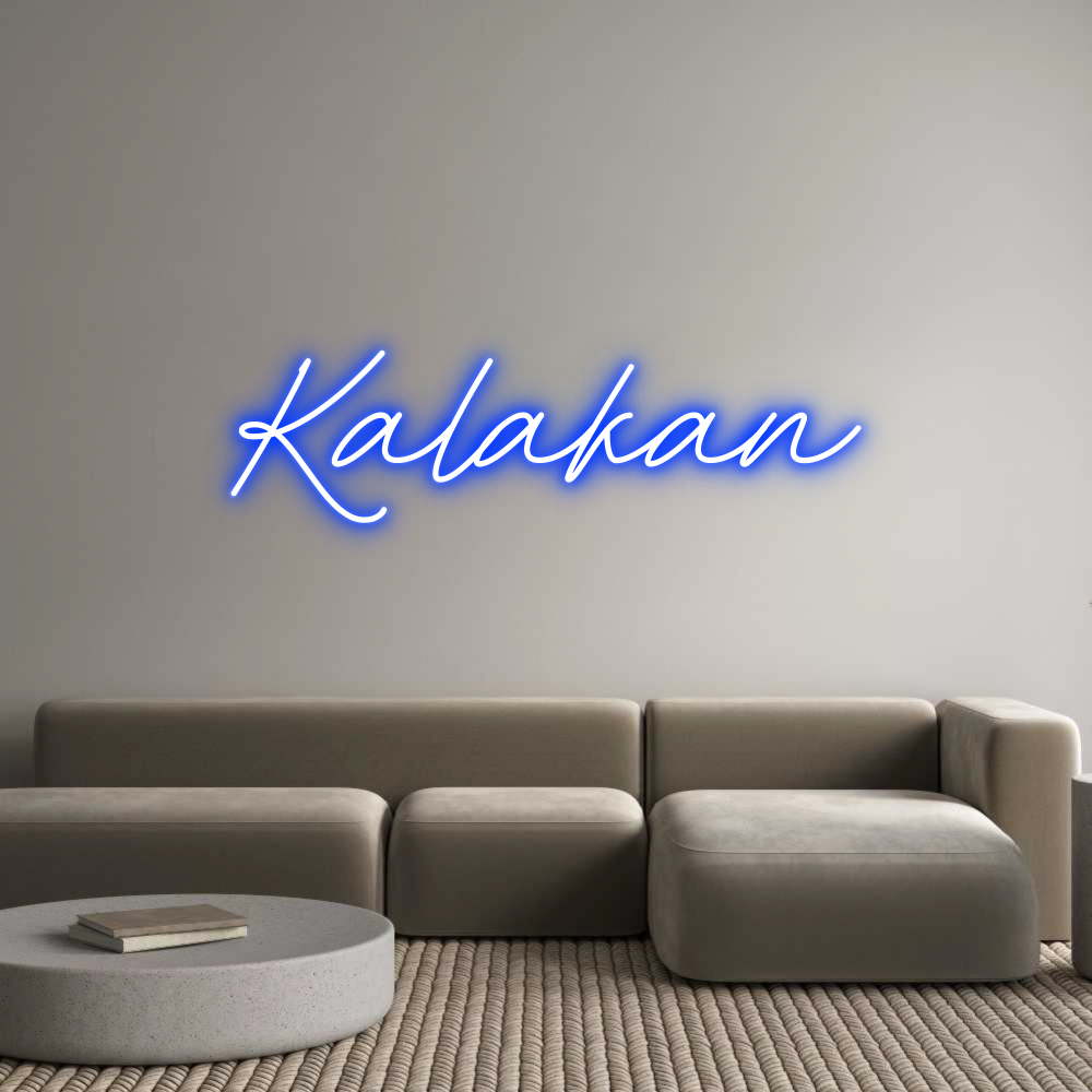 Neon personalizado: Kalakan