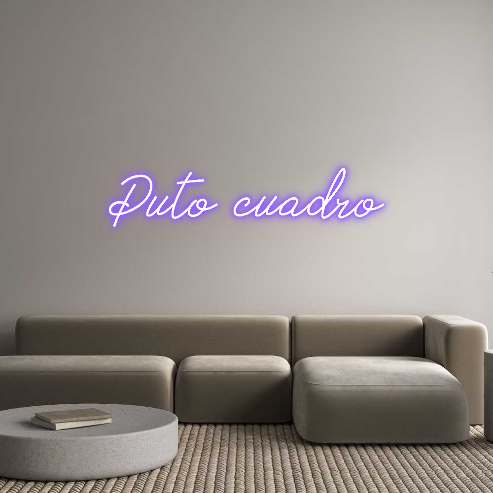 Neon personalizado: Puto cuadro